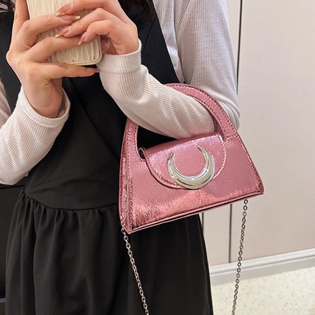 Bolso De Embrague De Noche Bolso de mano de noche para mujer Bolso de fiesta de cóctel con cadena elegante Bolso de mensajero (rosa) Tmvgtek Para Estrenar