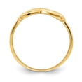 thumbnail image 2 of Real 14kt Yellow Gold Infinity Ring Size: 7; for Adults and Teens; for Women and Men, 2 of 5