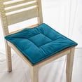 thumbnail image 1 of Nvzi Cojín de asiento para jardín, patio, hogar, cocina, oficina, grueso y cómodo, azul, 16 x 16 pulgadas, 1 of 5