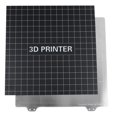 thumbnail image 3 of de acero para impresora 3D, superficie strucción Heatbed + adhesivo - 220x220mm / 8,,7 pulgadas Cuadrado Sunnimix Plataforma de cama de calor de hoja, 3 of 8