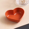 thumbnail image 2 of Dessert Dish Heart-shaped Stackable Drop Resistant Washable Sound Construction Pack Food Anti-deform Seasoning Plate for Dining Room, 2 of 2