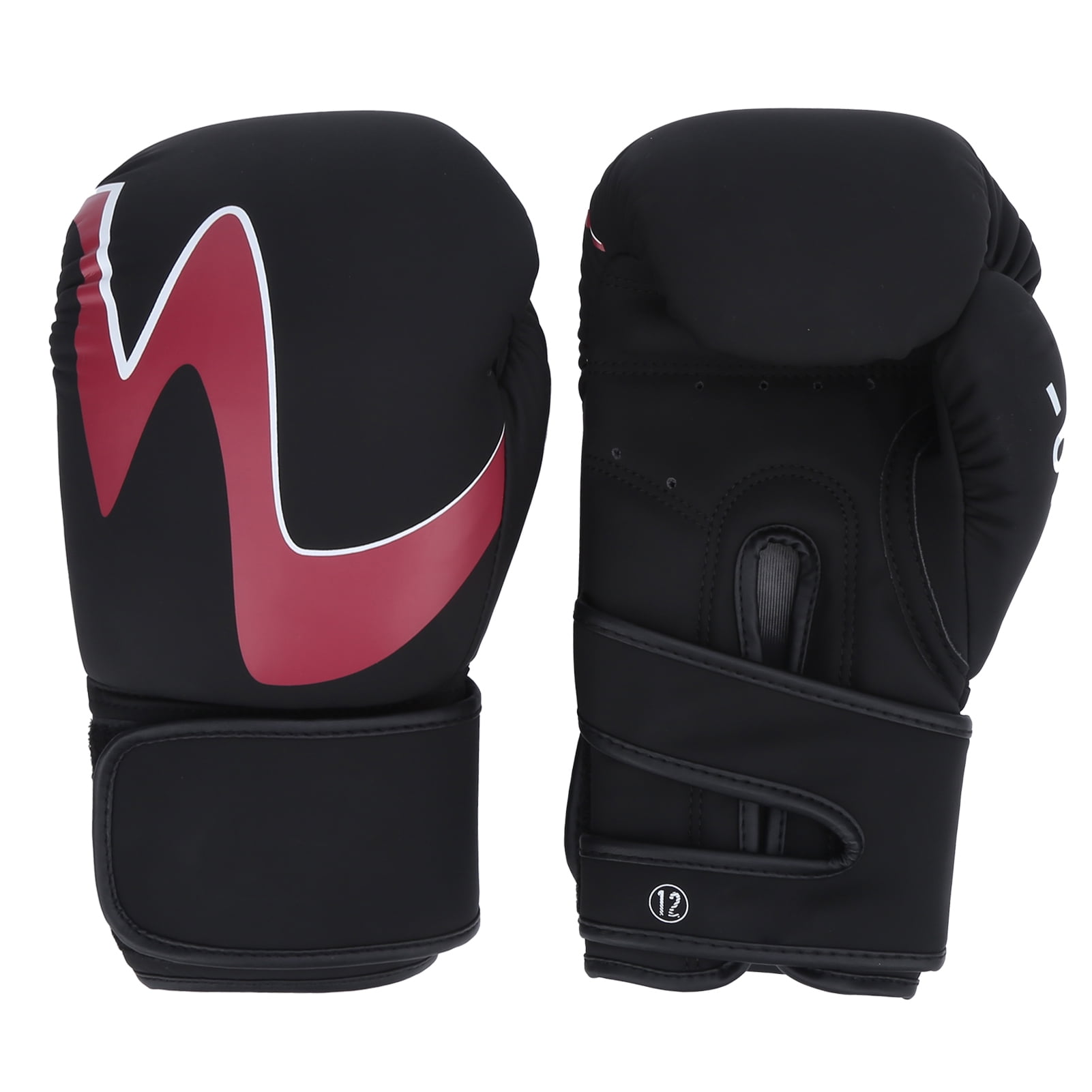 NFTIGB Pro Series Premium Boxing Gloves Unisex 12 oz (12 oz / 340 g) Training Sparring Heavy Bag Gear Red