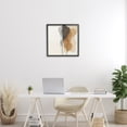 thumbnail image 2 of Stupell Industries Earthy Neutrals Pattern Abstract Painting Black Framed Art Print Wall Art, 24 x 24, 2 of 8