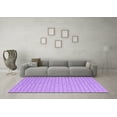 thumbnail image 3 of Ahgly Company Indoor Square Abstract Purple Contemporary Area Rugs, 6' Square, 3 of 4