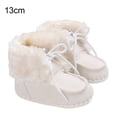 thumbnail image 2 of Uggs blancos de invierno cálidos para caminar con suela suave antideslizante tanto para hombres como para mujeres, 2 of 5