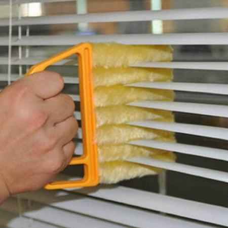 

Для кухни Useful Microfiber Window Cleaning Brush Air Conditioning Cleaner Washable Venetian Blind Blade Cleaning Cloth