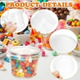 thumbnail image 3 of 12 Pcs 10oz Slime Containers with Lids and Handles,Bexikou Plastic Mini Toy Storage Case,Storage Bucket Containers,Clear Slime Storage Case for Slime DIY Art Craft, Mini Toy, Small Tools, 3 of 6