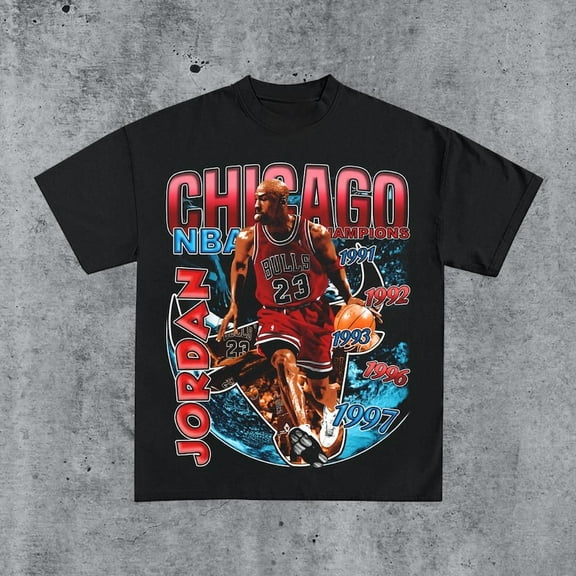 Vintage 90s 1997 Chicagoooo Bulls Big 3 Graphic Shirt Retro Classic Graphic Tee Bootleg Bestseller Unisex Sport Gift