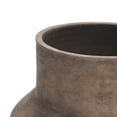 thumbnail image 5 of LuxenHome Brown Ombre Terracotta 10.43-Inch Round Vase, 5 of 9