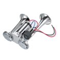 thumbnail image 5 of 12V Universal Car Air Horn Dual Trumpet Horn with Compressor 130dB Loud Airhorns for Cars Motorcycles Bikes Scooters, 5 of 5