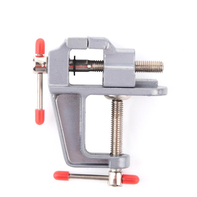 Durable Aleación De Aluminio Miniatura Mini Joyeros Hobby Abrazadera En Banco De Mesa Tornillo De Banco Herramienta Tornillo De Banco Speravity TO004168-00