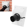 thumbnail image 1 of Kit De Cubierta Para Línea De Penetración De Pared HVAC, Cubierta De Pared De Plástico Dividida Para Línea De CA Con Junta Suave, Funda De Pared Dividida Para Línea De CA,, 1 of 7