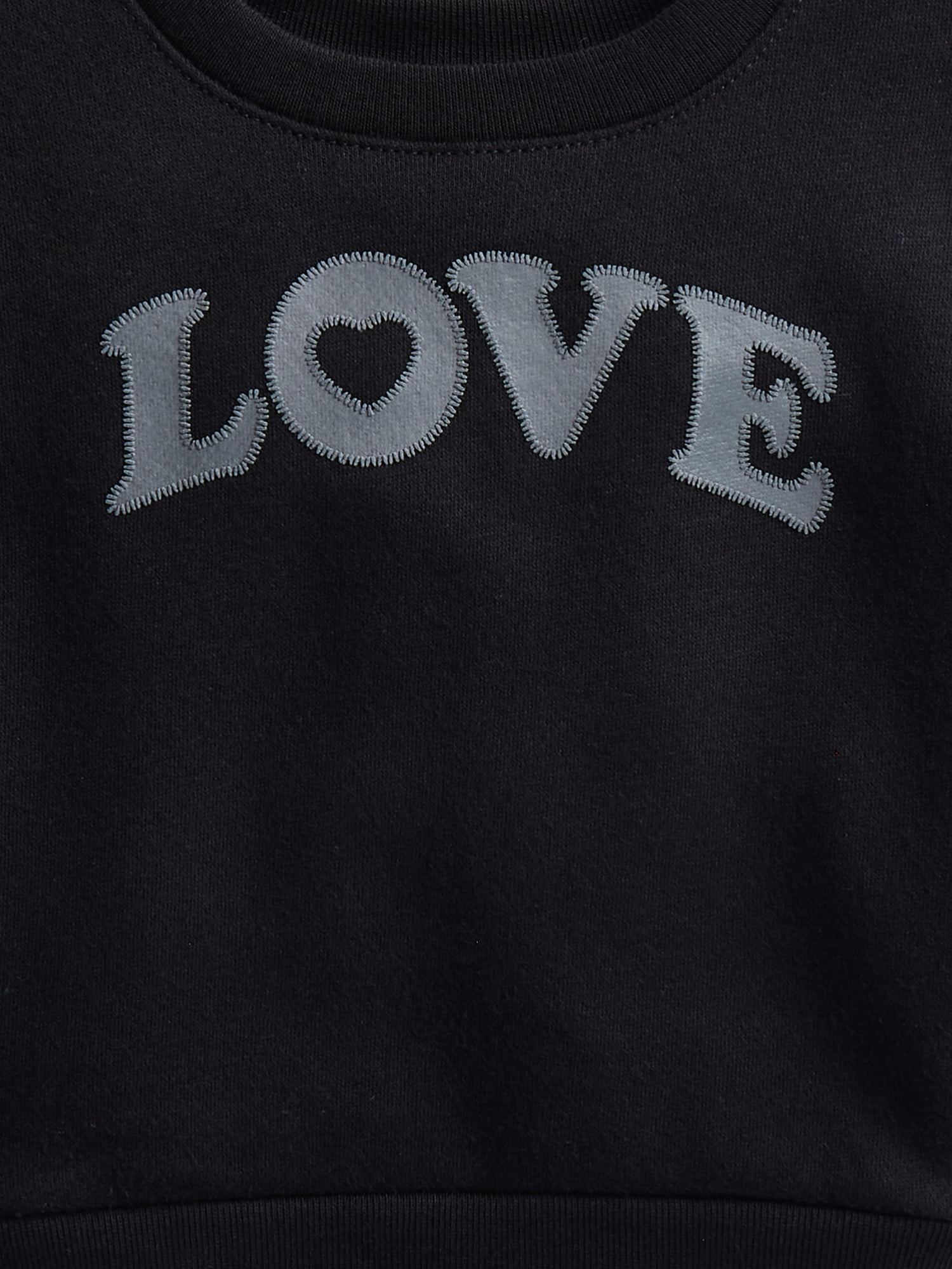 Wonder Nation Baby & Toddler Fleece Crewneck Sweatshirt, Sizes 6M-5T