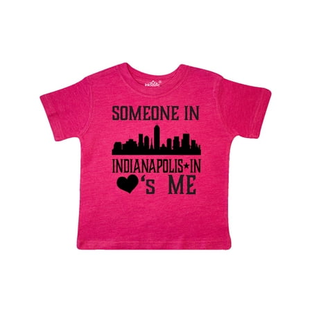 

Inktastic Indianapolis Indiana Skyline Gift Toddler Boy or Toddler Girl T-Shirt