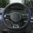 thumbnail image 3 of Ultra Grip Silicone & Faux Leather Steering Wheel Cover  Fits 14.5" - 15.5", 3 of 5
