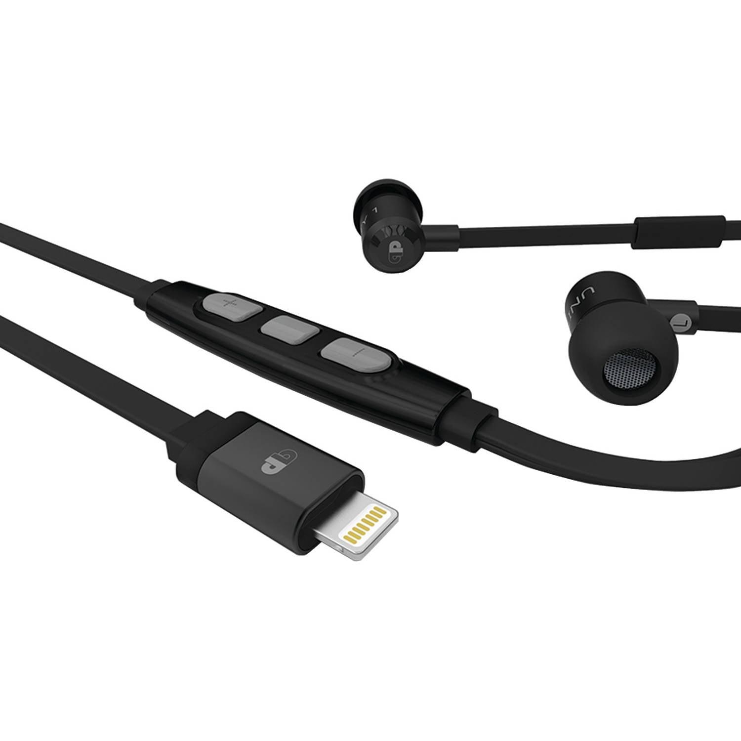 Press Play U1 Lightning Connector Headphones with Microphone (Black