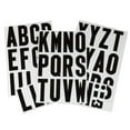thumbnail image 3 of Hy-Ko MM-4L 3" Vinyl Letter Set, 57-Piece, Black Characters on White Background, 3 of 10
