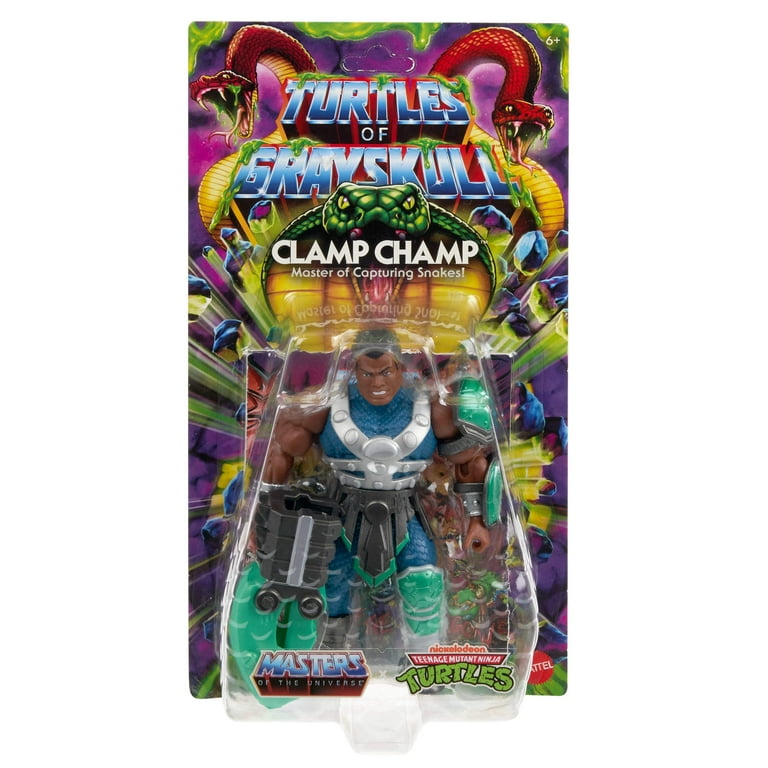 Masters Universe Origins Turtles of Grayskull Clamp Champ Action