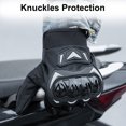 thumbnail image 4 of Gants de Moto Quatre Saisons Noir et Rouge - Matériau Piqué, Antidérapant, Compatible Écran Tactile, Protection Solaire, Résistant à l'Usure pour Motocross, Route et Usage Extérieur, 4 of 4