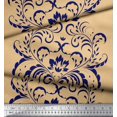 thumbnail image 2 of Soimoi Modal Satin Fabric Ogee Damask Fabric Prints By Yard 42 Inch Wide, 2 of 5