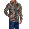 thumbnail image 2 of Naloa Watercolor Romantic Paisley Men’s Hoodies, Zip up Hoodie, Sweatshirts,Hoodies for Men Sizes S-3XL-Medium, 2 of 5