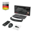 thumbnail image 3 of Perixx PERIDUO-606A, 3-in-1 Wireless Compact Ergonomic Keyboard with Vertical Mouse and Numeric Keypad - Adjustable Palm Rest - Tilt Wheel - Membrane Low Profile Keys - US English Layout, 3 of 8