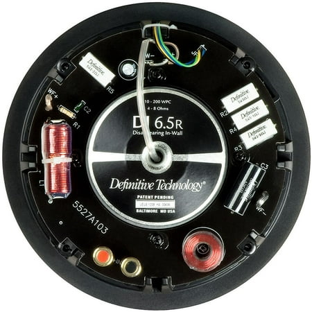 Definitive Technology - DI Series 6-1/2" Round In-Ceiling Speaker (Each) - White