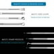 thumbnail image 4 of Kit eliminador de puntos negros UOSLOR de doble cabezal, 6 piezas, acero inoxidable, 4 of 9