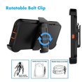 thumbnail image 2 of Belt-Clip Holster Case for iPhone 14 Pro, Drop Protection Full Body Rugged, Heavy Duty Shockproof Locking Swivel Holster Kickstand Phone Cover - Navy, 2 of 5