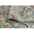thumbnail image 6 of Deco Transitional 5' x 7' Seafoam and Red Polypropylene Indoor Area Rug, 6 of 8