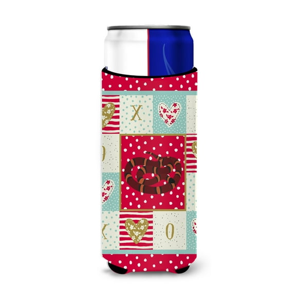 Carolines Treasures CK5535MUK Snake Ultra Hugger for slim cans Slim Can multicolor