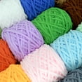 thumbnail image 5 of Minzimin 100g Chunky Chenille Yarn for Crocheting,Beige Fluffy Velvet Plush Yarn Thick Soft Chunky Chenille Yarn Baby Blanket Yarn for Crocheting Knitting Beginners, 5 of 6