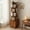 Natural1, variant on 6 Tier Rotating Bookshelf, 360° Display Spinning Bookshelf Tower with Wheels and Drawer, Wood Tall Bookshelf Bedroom, Living Room, Study Room