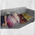 thumbnail image 6 of Nature Soft Flannel Fleece Throw Blanket, Pastoral Colorful Autumn Morning in the Majestic Mountains European Peaks Print, Cozy Plush for Indoor and Outdoor Use, 50" x 70", Multicolor, by Ambesonne, 6 of 6