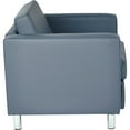 thumbnail image 4 of Pacific Armchair In Dillon Blue Vinyl Fabric, 4 of 5