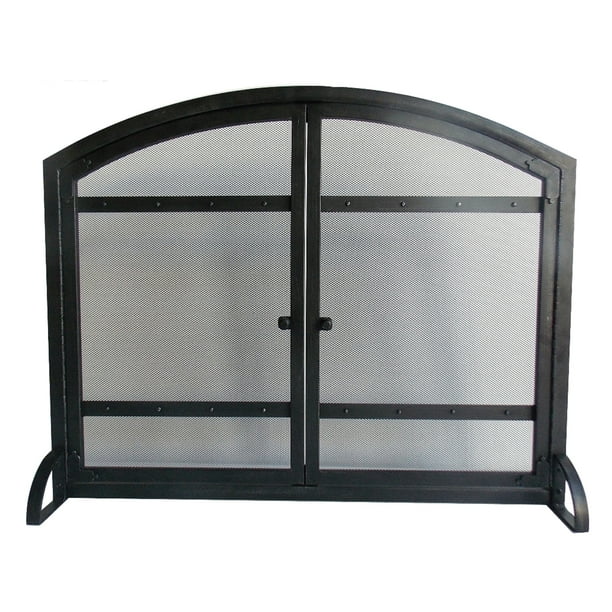 Harper Fireplace Screen With Doors Com - Rustic White Fireplace Screen Harper Fireplace Screen With Doors Com - Rustic White Fireplace Screen