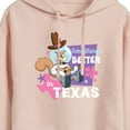 thumbnail image 3 of SpongeBob SquarePants - Everythings Better In Texas - Juniors Cropped Pullover Hoodie, 3 of 6