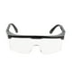 thumbnail image 2 of Gafas protectoras de seguridad ajustables, plegables, cómodas, fáciles de usar, ANSI Z87.1, lentes transparentes, marco negro Macarena Gafas protectoras de seguridad de laboratorio, 2 of 8