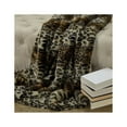 thumbnail image 2 of Plutus Wild Leo Faux Fur Luxury Throw 60"W x 48"L, 2 of 3
