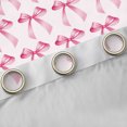 thumbnail image 4 of Manfei Lovely Bow Blackout Curtains Set of 2 (52x84 Each),Cartoon Bow Tie Window Curtains,Light Pink Curtains and Drapes For Kids,Breathable Home Decor, 4 of 6