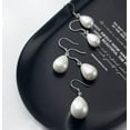 thumbnail image 6 of Solid 925 Sterling Silver Pearl Drop Earrings Dangle for Women Teens Simulated Dangle Earrings Drops for Wedding Hooks, 6 of 7