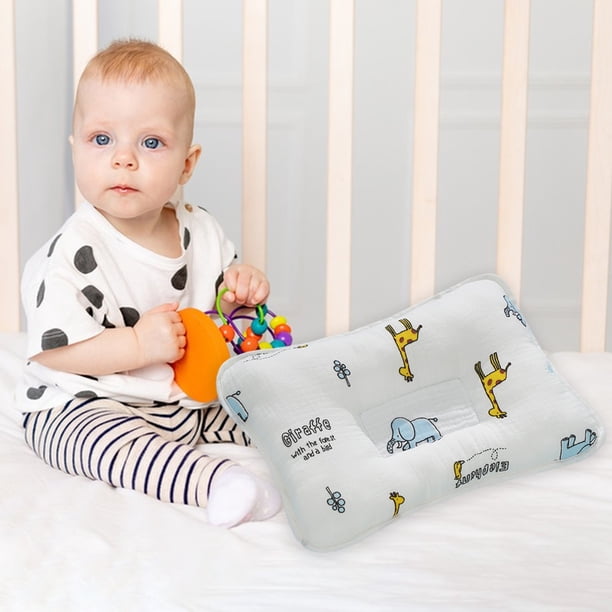 RKSTN Baby Headrest Baby Pillow Newborn Universal Breathable Stereotyped Pillow Flat Head To Correct Head Deviation Newborn Baby Pillow Clouds