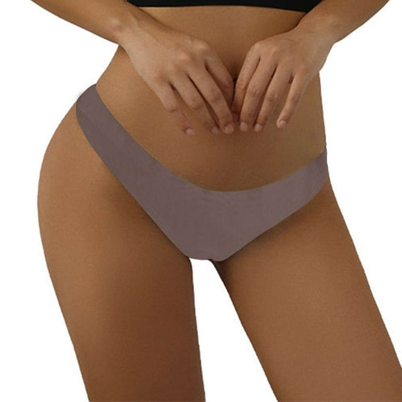 Alitao Period Underwear Cotton Underwear Thongs for Women Menstrual Physiological Swimming Trunks Leak Proof Menstrual Bikini Swim Bottoms Underwear Cheeky Underwear No Show Underwear Brown L