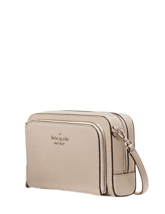 Kate Spade Staci Dual Zip Around Mini Crossbody Tusk