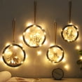 thumbnail image 3 of PENGXIANG 1 Set Christmas Pendant Tree Deer Pattern Wear-Resistant Wood Wall Background Hangings Home Decor, 3 of 9