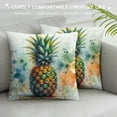 thumbnail image 3 of COMIO Abstract Watercolor Pineapple Throw Pillow Covers Decorative Square Cushion Case Modern Farmhouse Pillowcase for Couch Sofa Bed Car Living Room Home Decor, 3 of 5