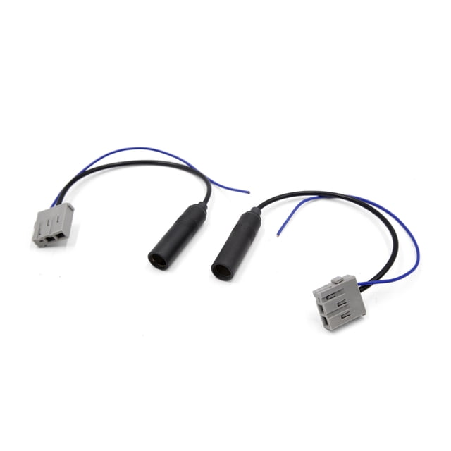 2Pcs Vehículo Hembra Conector Plástico Adaptador Cable de Antena de Radio de Coche