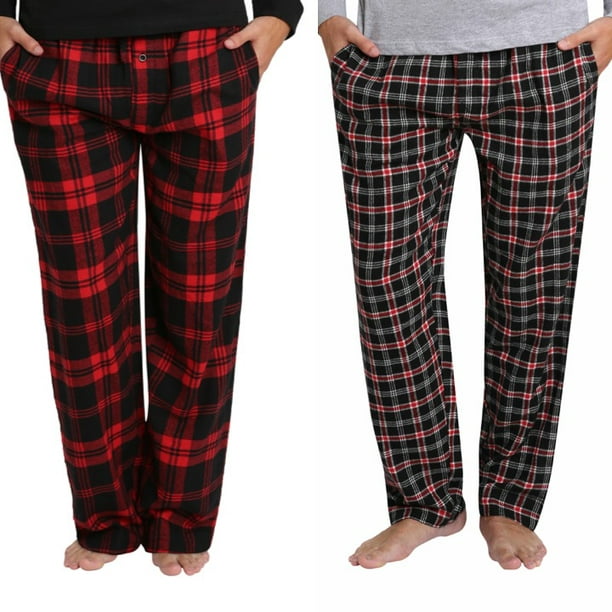 Mr. Sleep - Mr. Sleep 2 Pack Men's Flannel Cotton PJ Pajama Big and ...