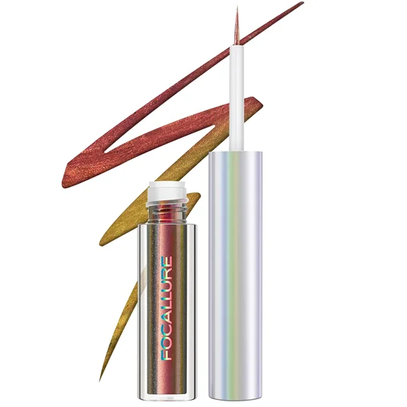 FOCALLURE Chameleon Liquid Eyeliner,Intense Color Shifting Eyeliner PenSmudge-proof,Longwearing with Ultra-Fine Tip,MANTA