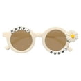 thumbnail image 3 of Gosuguu Cute Round Sunflower Children’s Sunglasses, Summer Sun Protection, Trendy Toddler Glasses, Baby Casual Sunglasses for Outdoor Play, 3 of 7